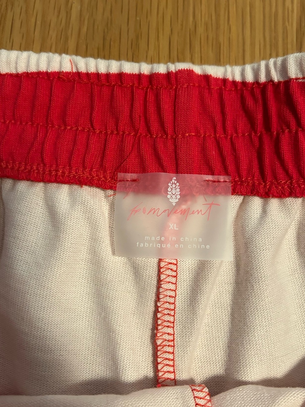 Free People FP Movement Retro Rugby Set in Grapefruit Combo Size XL NWT - Picture 12 of 16